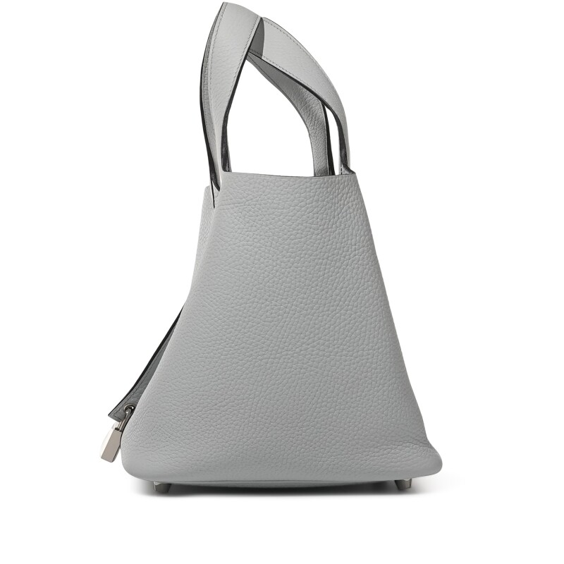 Hermès Bleu Pale Clemence Picotin Lock 18 Palladium Hardware - Image 3